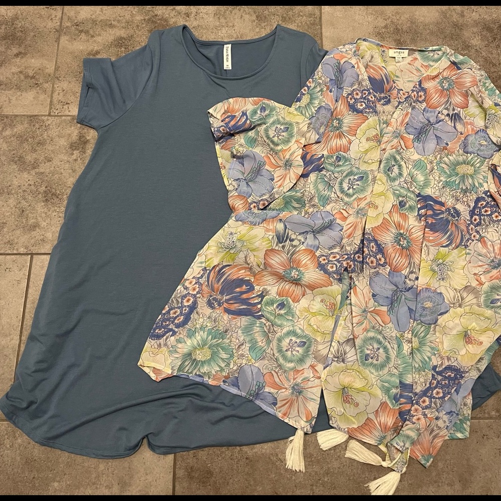 Dress/Kimono combo